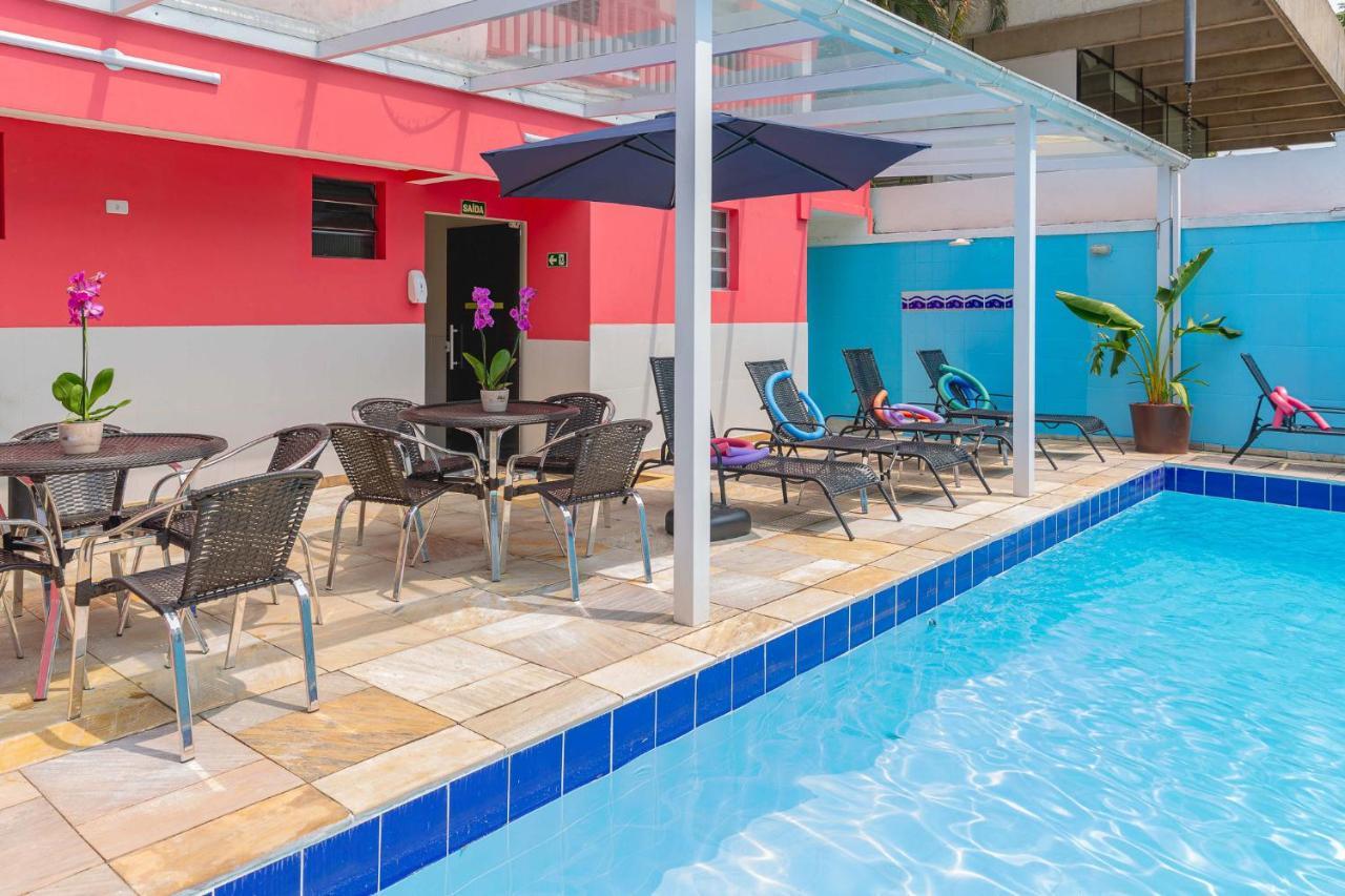 Pousada Sol Da Enseada Guaruja Inn - Piscina Aquecida Extérieur photo