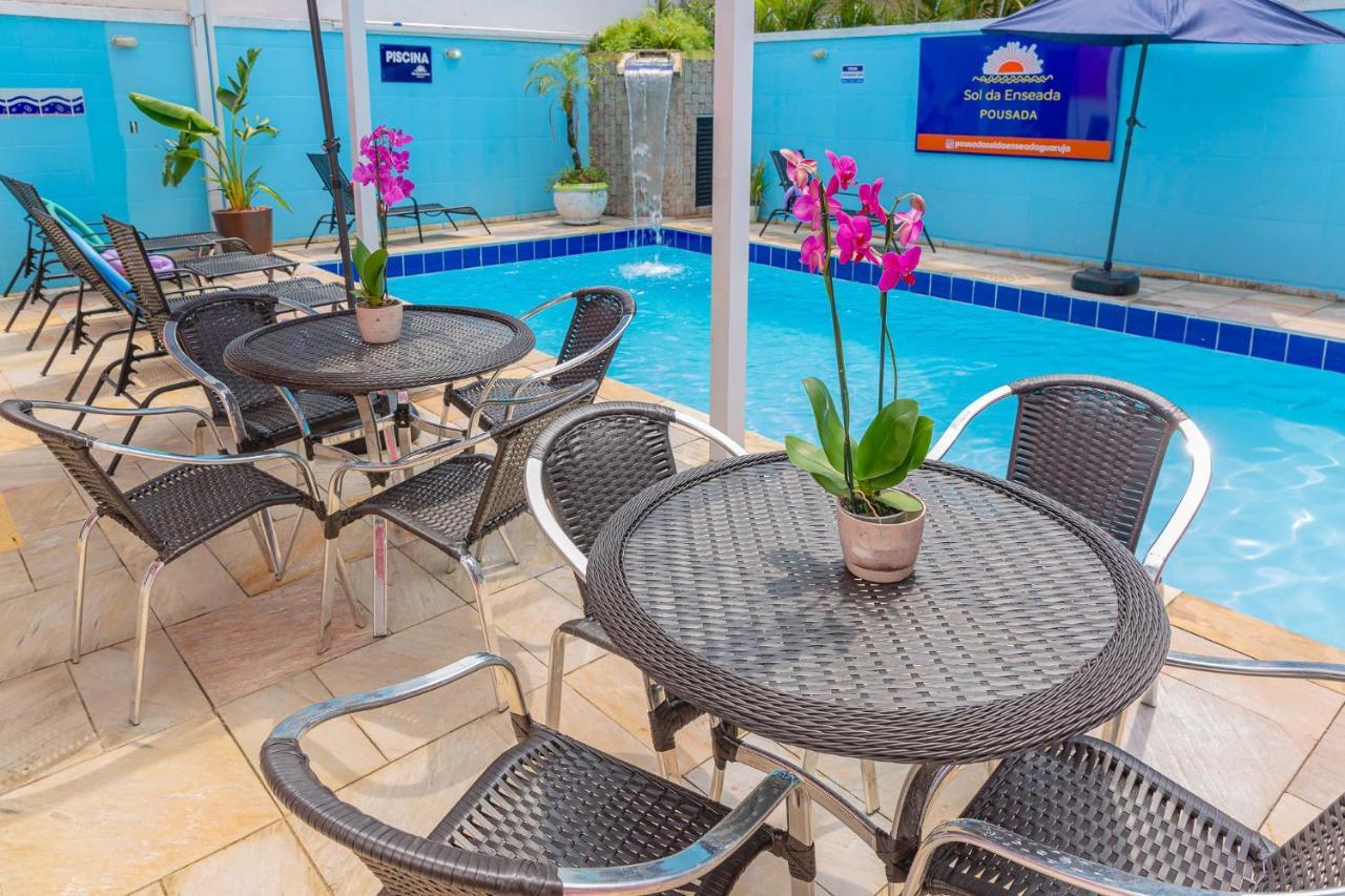 Pousada Sol Da Enseada Guaruja Inn - Piscina Aquecida Extérieur photo